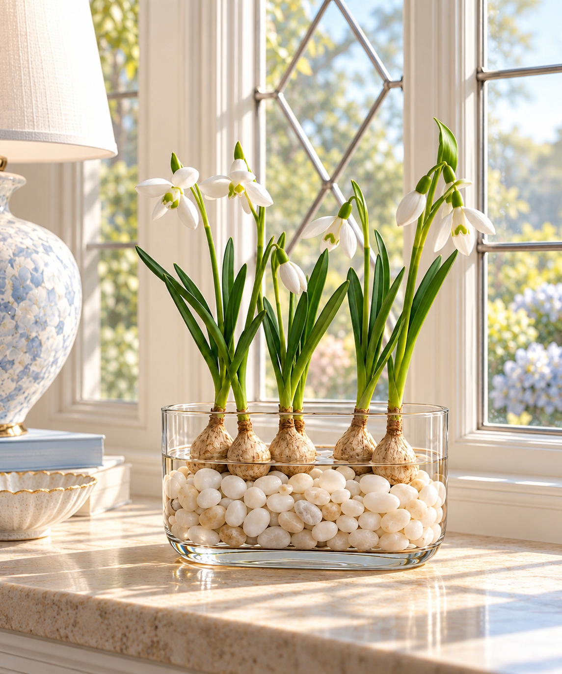 Snowdrop Bulbs Arrangement