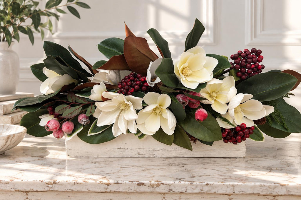 Real Touch Magnolia Centerpiece