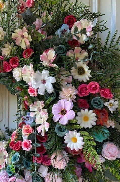 Hand-Crafted Floral Wreath