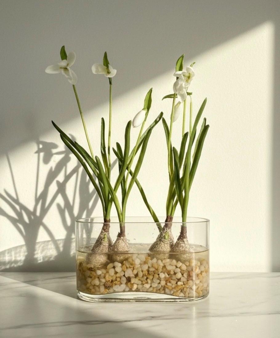 Snowdrop Bulbs Arrangement
