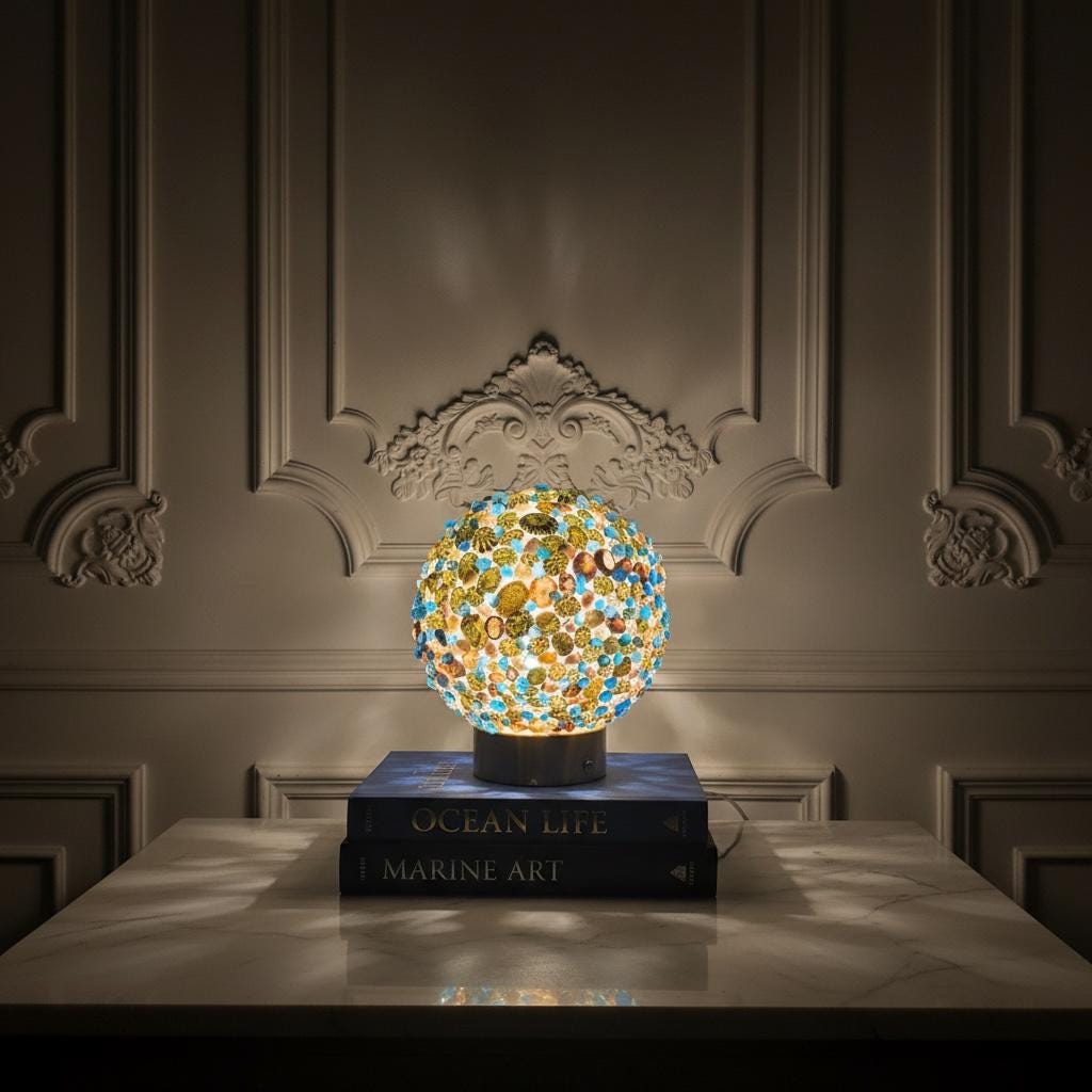 Seashell Limpet Shell Lamp