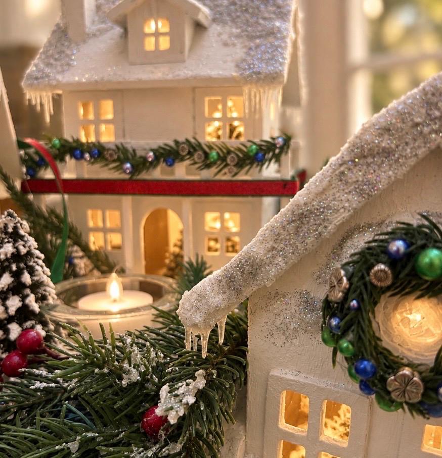 Christmas Village Centerpiece