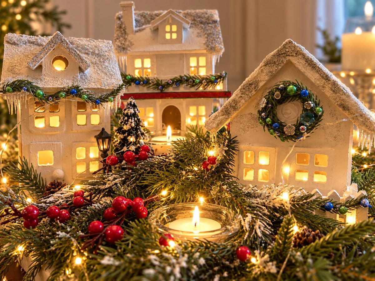 Christmas Village Centerpiece