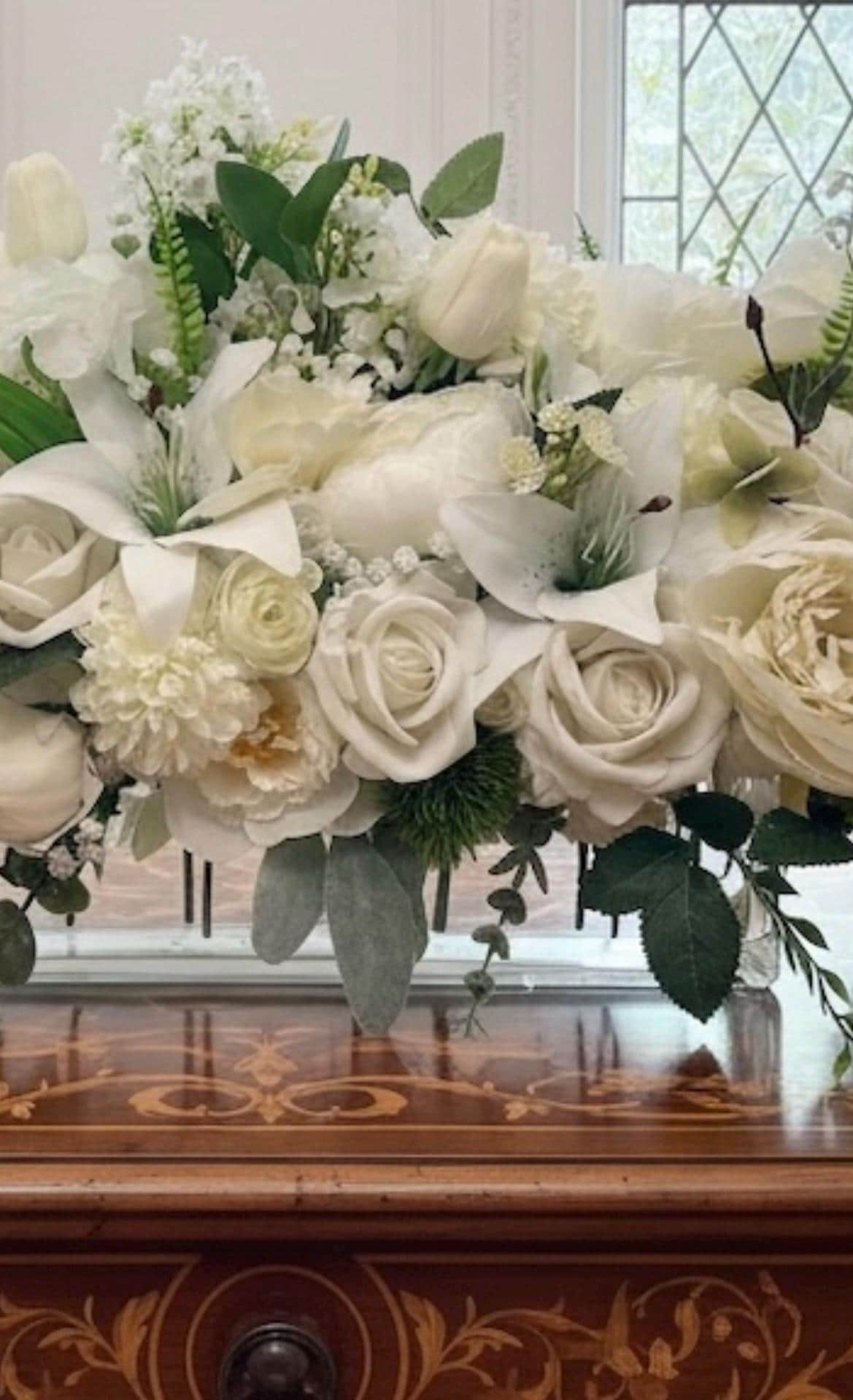 White Garden Floral Arrangement