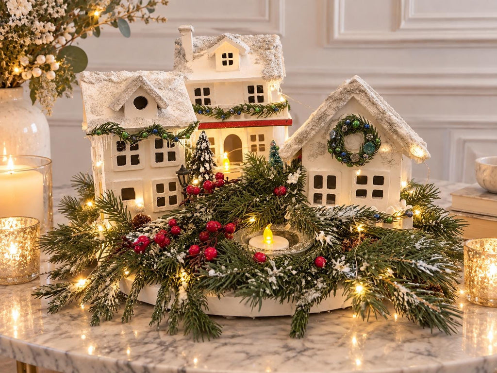 Christmas Village Centerpiece