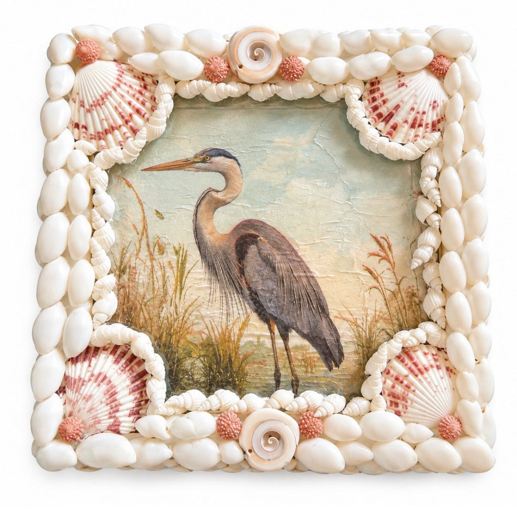 Seashell Heron Box