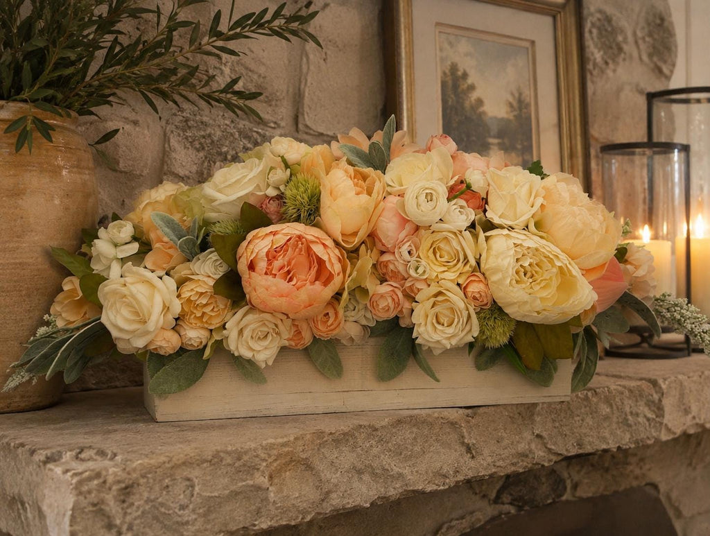 Pink, White and Sage Floral Arrangement