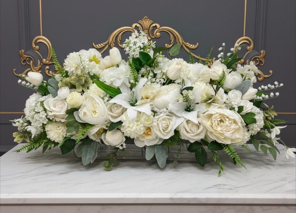White Garden Floral Arrangement