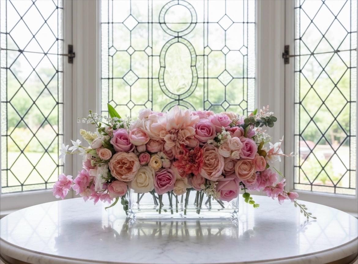 Signature Large Peony & Rose Arrangement