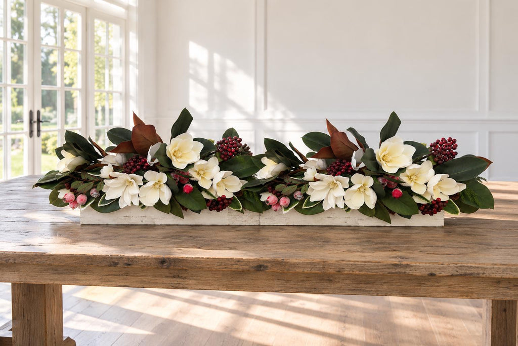 Real Touch Magnolia Centerpiece