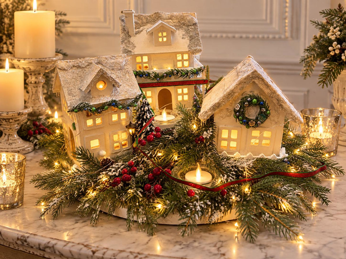 Christmas Village Centerpiece