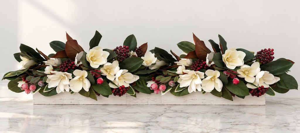 Real Touch Magnolia Centerpiece