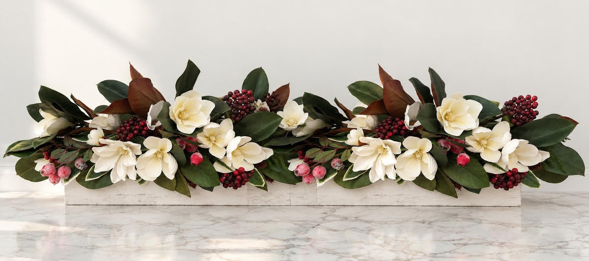 Real Touch Magnolia Centerpiece