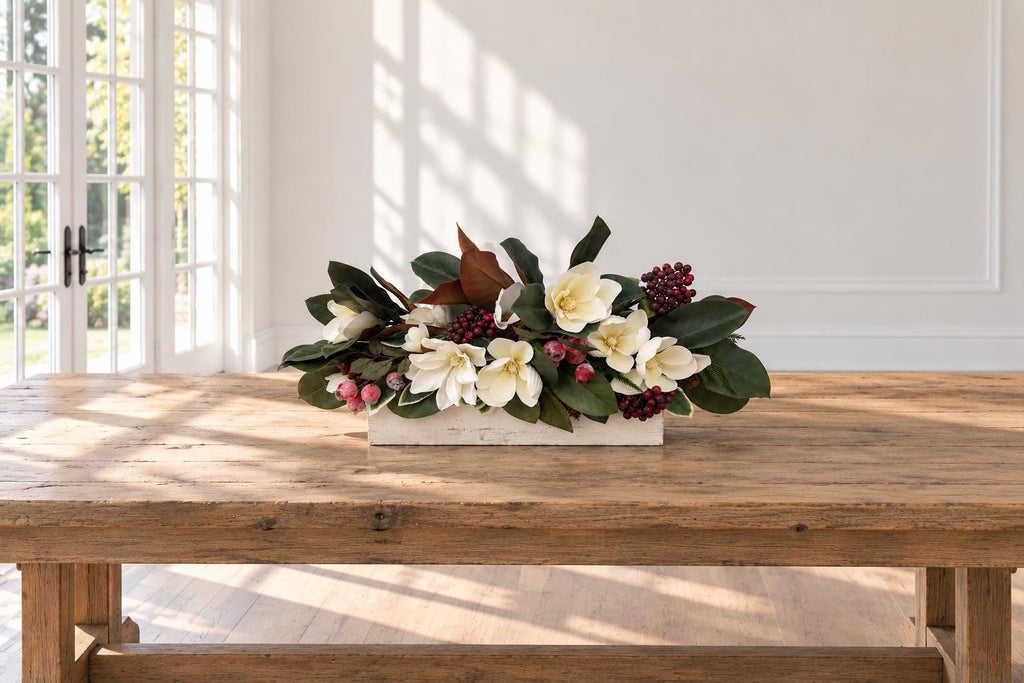 Real Touch Magnolia Centerpiece
