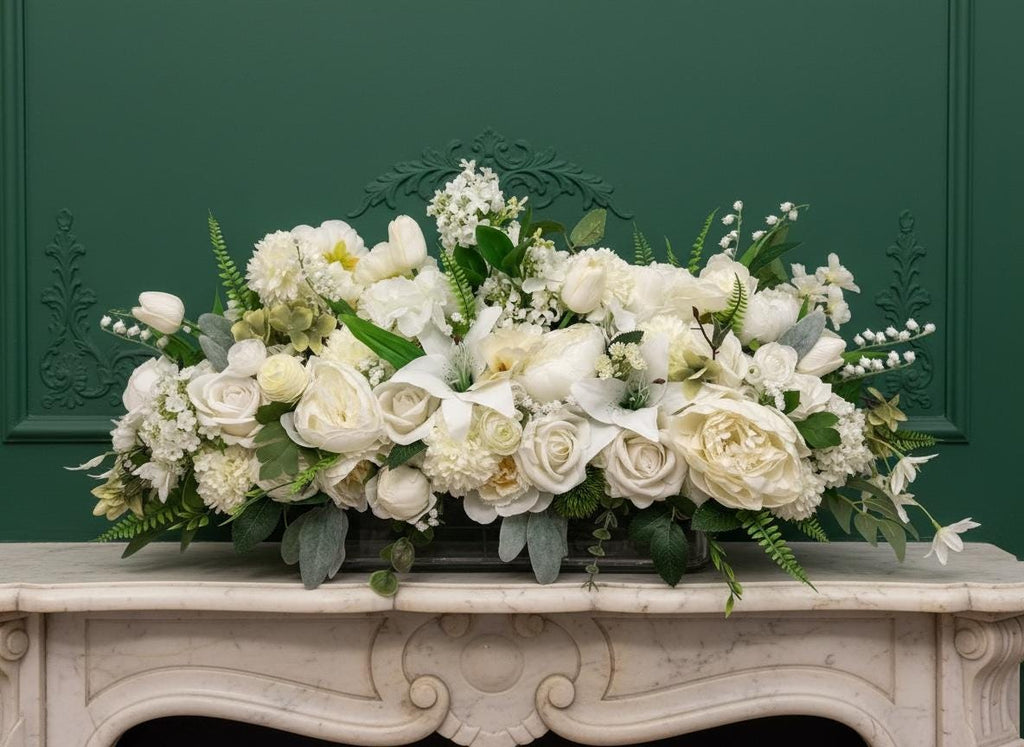 White Garden Floral Arrangement