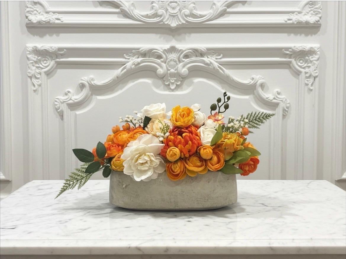 Artificial Fall Floral Arrangement Thanksgiving Decor