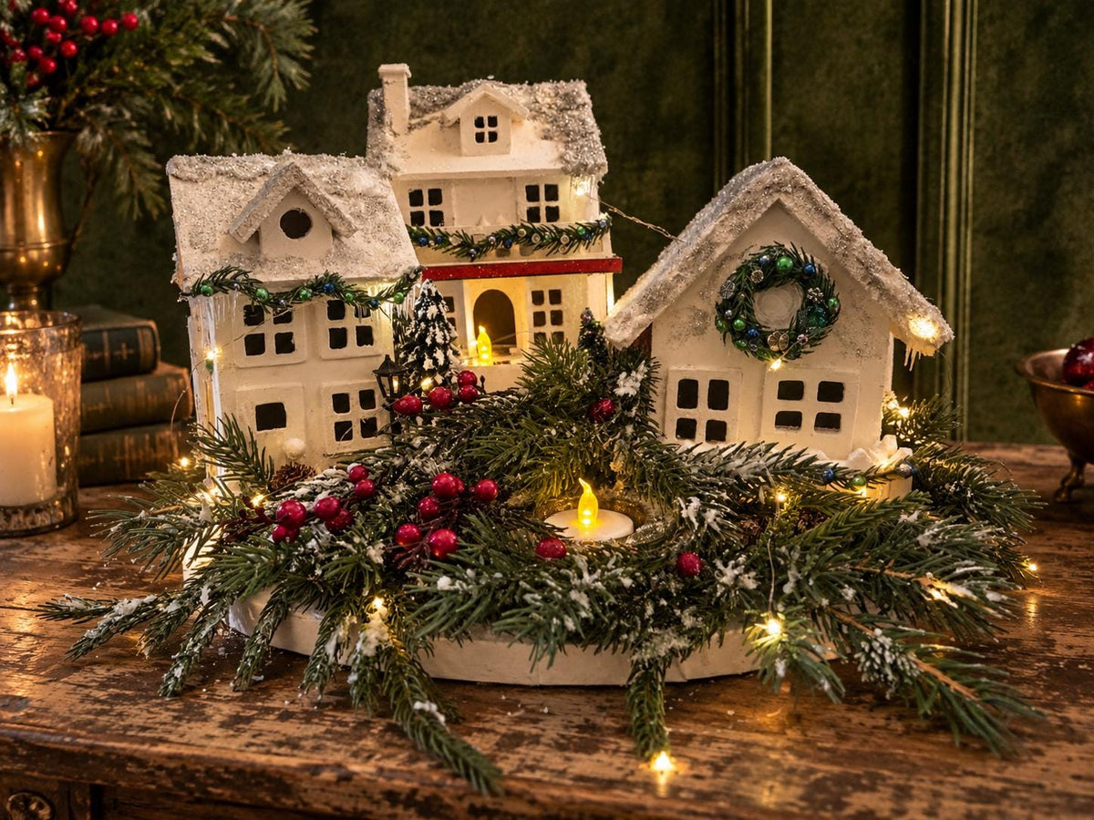Christmas Village Centerpiece